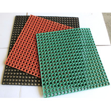 Drainage Rubber Mat, Anti Slip Grass Rubber Mat